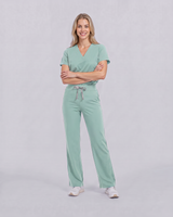 Mina High-Waist Hose – Dusty Green