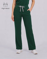 Mina High-Waist Hose – Ivy Green