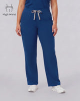 Mina High-Waist Hose – Royal
