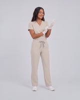 Mina High-Waist Hose – Sand