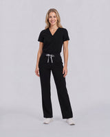 Mina High-Waist Hose – Schwarz