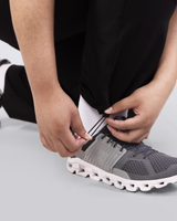 Medizinische Damen Schlupfhose mit längenverstellbarem Gummizug am Hosenende in schwarz