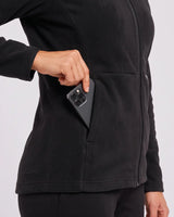 Nila Fleece Jacke - Schwarz