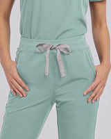 Mina High-Waist Hose – Dusty Green