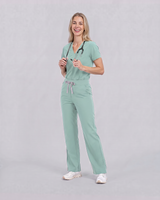 Mina High-Waist Hose – Dusty Green