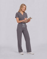Mina High-Waist Hose – Misty Grey