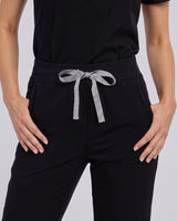 Mina High-Waist Hose – Schwarz
