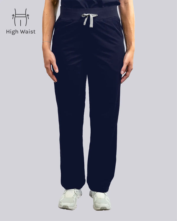 Mina High-Waist Hose – Navy