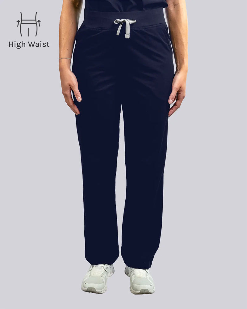 Mina High-Waist Hose – Navy