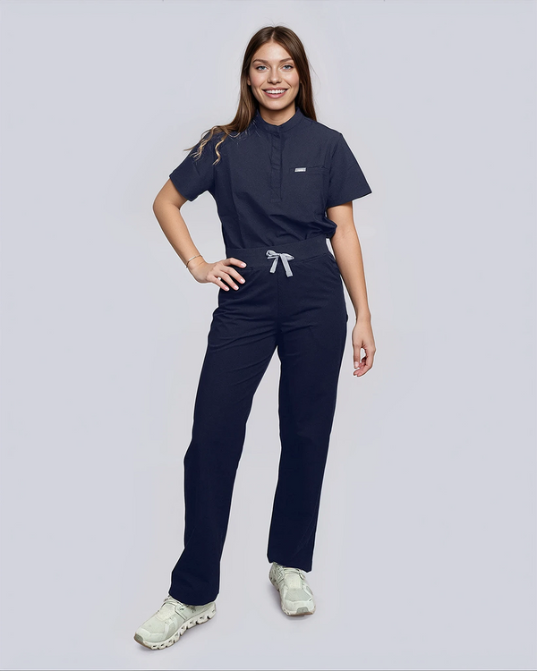 Mina High-Waist Hose – Navy