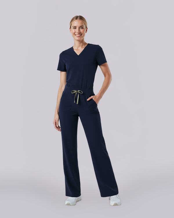 Mina High-Waist Hose – Navy